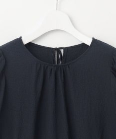 Feroux 【洗える】パフスリーブチュニック ブラウス