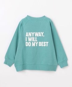 ANY KIDS ロゴプリント トレーナー