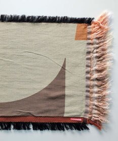 POLS 【やわらかな綿100％/洗える】POINT モヒカンストール