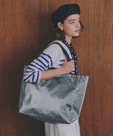 LeSportsac LG REVERSIBLE TOTE/ガンメタル/ブラックソリッド