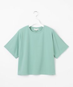 自由区 S 【接触冷感・UVカット・吸水速乾・抗菌防臭・洗える】ハイカウントクロップド丈 Tシャツ