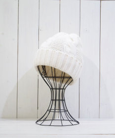 石田製帽 〈新色追加！〉カシミヤニット アラン編みワッチN ニット帽