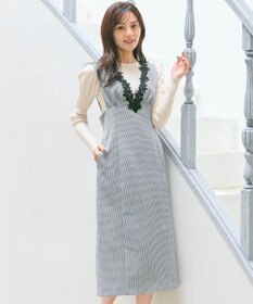 Feroux 美シルエットレース ジャンパースカート