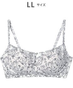 tsumori chisato SLEEP ツモリチサト ノンワイヤーブラ フルカップ ブラジャー ベア天竺素材(身生地) レディース UBX411 /ワコール