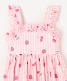 ANY KIDS ストライプ×フルーツ ワンピース 水着