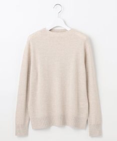 J.PRESS LADIES 【洗える】SOFT TOUCH WOOL 立ち襟 ニット