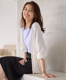 ANY ニットフーディーカーディガン