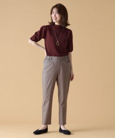 ANY 【UVカット/ウエストゴム/ストレッチ】大人の７daysデイリーパンツ