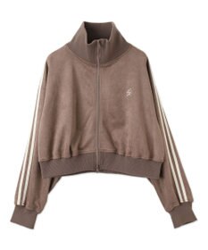 WEGO スエードポンチクロップドトラックジャケット