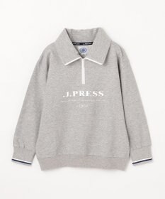 J.PRESS KIDS 【100-130cm】ミニ裏毛 ハーフジップ トレーナー