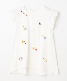 組曲 KIDS 【150-160㎝】フラワーエンブロイダリー チュニック