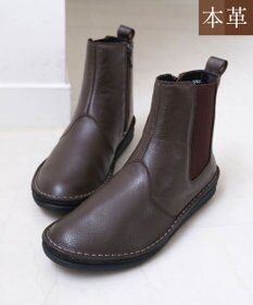 Pointer 本革軽量サイドゴアステッチショートブーツ