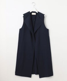 自由区 L 【洗える】テンセルリネンストレッチ ジレ