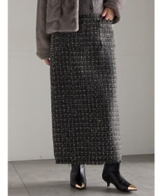 Te chichi ツィードロングナロースカート《2025winter catalog item》