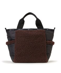 LeSportsac SHERPA SMALL OPEN TOTE/ダークチョコレートシェルパ