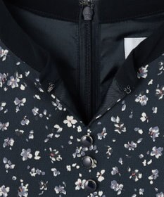 J.PRESS LADIES L 【洗える】スパンウェーブフラワープリント ワンピース