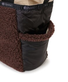 LeSportsac SHERPA SMALL OPEN TOTE/ダークチョコレートシェルパ