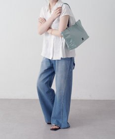 russet バイカラーレザーハンドルトートバッグ(SF-279)