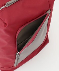 Y'SACCS ナイロン×リサイクルレザー　コンビマルチリュック