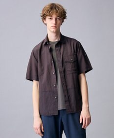 JOSEPH ABBOUD MOUNTAIN 【日本素材/軽量/オーガニックコットンブレンド】チェックコンビ アウトドア シャツ