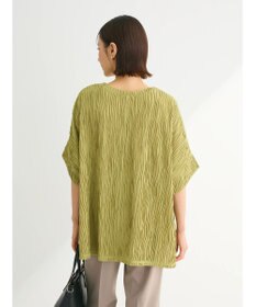 Green Parks カットジャガード裾ドッキングプルオーバー