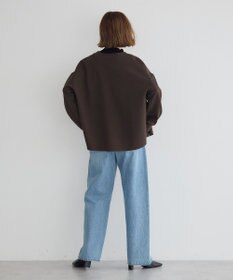 YECCA VECCA 金釦カットジョーゼットカーディガン