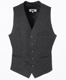 JOSEPH ABBOUD 【キングサイズ】ツィーディジャージー ベスト