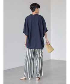 AMERICAN HOLIC 接触冷感＋ＵＶカット　ギャザースリーブブラウス