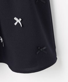 ANY KIDS 襟付き リボン 長袖ワンピース