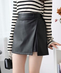 WEGO スリットレイヤードスカパン