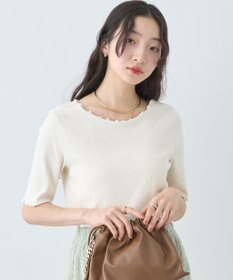 earth music&ecology リブメロープルオーバー