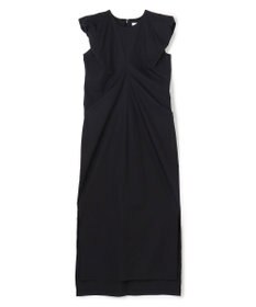 BEIGE， MALLOW / コットンタック バルーンスリーブドレス