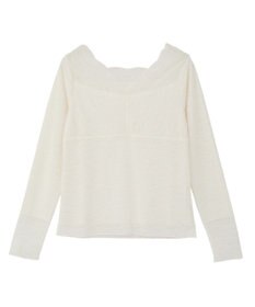 earth music&ecology 【吸湿発熱】【2WAY】あったかフェミニンインナー（２ｗａｙネック）