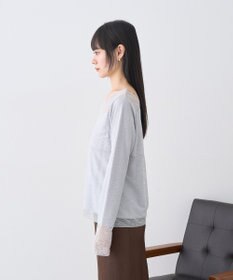 earth music&ecology 【吸湿発熱】【2WAY】あったかフェミニンインナー（２ｗａｙネック）