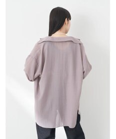 earth music&ecology シアーボーイズライクシャツ