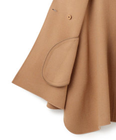 23区 S 【見上愛さん着用/Oggi12月号掲載】ウールライトリバー ポンチョシルエット コート