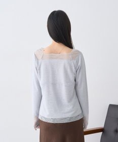 earth music&ecology 【吸湿発熱】【2WAY】あったかフェミニンインナー（２ｗａｙネック）