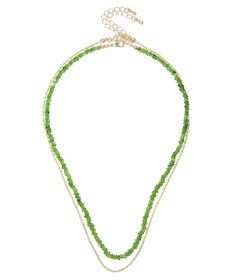 Green Parks ｅｖｅｒｙ　ｗａｌｋ．２本ＳＥＴ　ビーズネックレス