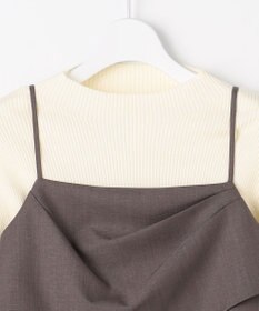 ANY SIS 【2SET】ビスチェ ワンピース × ニット セット