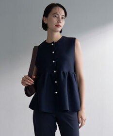 UNFILO 【VERY×UNFILOコラボ】2WAY ペプラムジレ