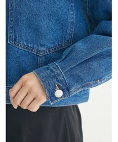 Green Parks ・Ｄｏｕｂｌｅ　Ｆｌａｇｓ　　フリルカラーＧジャン