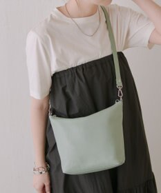 russet ソフトレザーシンプルショルダーバッグ(CE-1328-WEB)