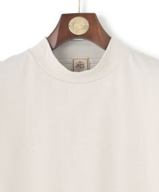 J.PRESS MEN シルクのような光沢感の上品Tシャツ【UVカット / 接触冷感 / 吸水速乾】【J.PRESS PREMIUM JERSEY】ポンチモックネック Tシャツ