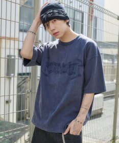 WEGO 【ユニセックス着用ITEM/MLサイズ展開】ブリーチダメージアップリケT（SS）