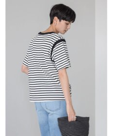 AMERICAN HOLIC バイカラーボーダーカットプルオーバー