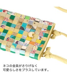 tsumori chisato CARRY エポネコメッシュ スマホポシェット スマホケース 縦型 軽量 ショルダー カード入れ付き