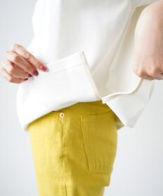 WHITE MAILS 【UNISEX】PAPER DOUBLE JERSEY OVERSIZED T-シャツ