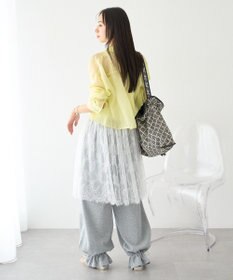 earth music&ecology チュールヘムキャミソール
