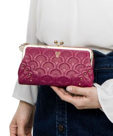 ANNA SUI ピーコック 二つ折り口金長財布