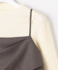 ANY SIS 【2SET】ビスチェ ワンピース × ニット セット